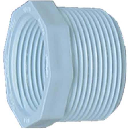 Genova 34347 1.25 x 0.75 in. Reducing Bushing- White 499897